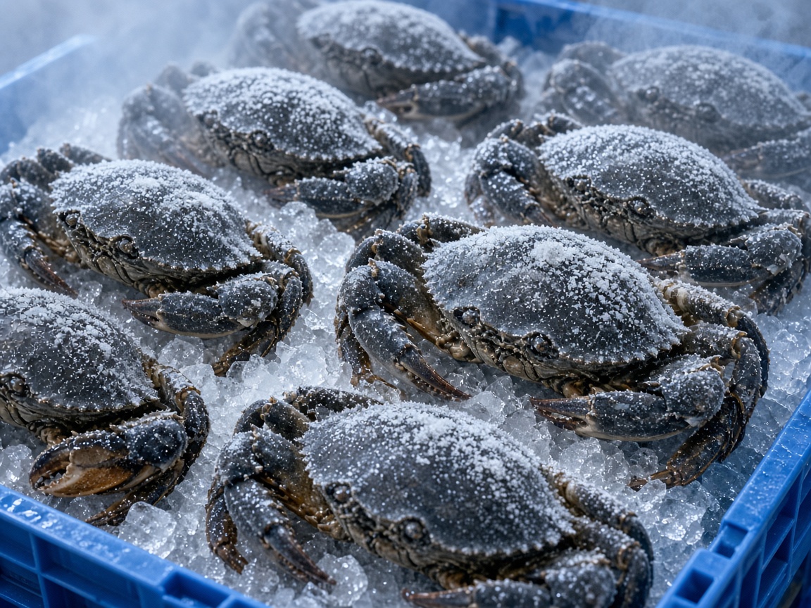 Frozen Hard-Shell Whole Crab
